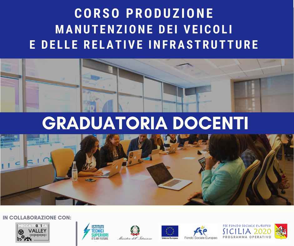 Graduatoria Docenti Corso Infrastrutture